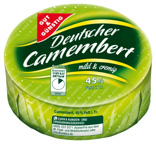 Deutscher Camembert, Januar 2018