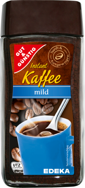 Instantkaffee mild, Februar 2018