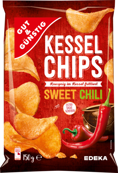 Kesselchips Sweet Chili, Februar 2018