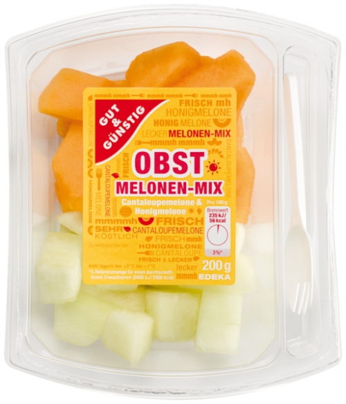 Obst - Melonen-Mix, Februar 2018