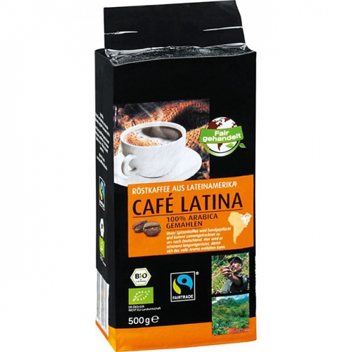 Röstkaffee Café Latina, April 2018