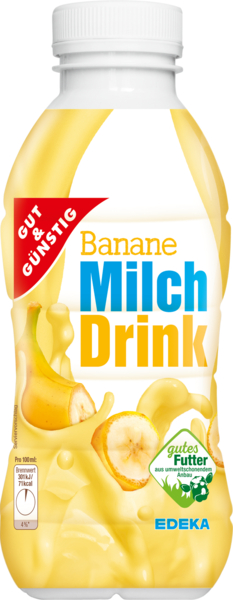 Milchdrink Banane, Februar 2018