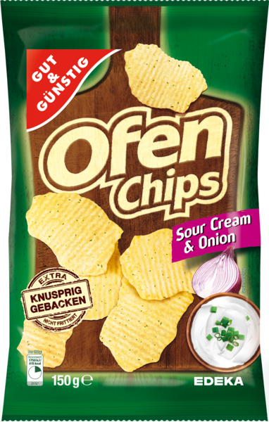Ofenchips Sour Cream & Onion, Februar 2018