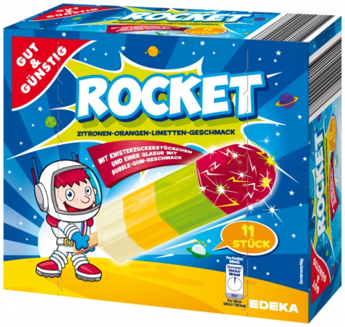 Rocket-Eis, Februar 2018