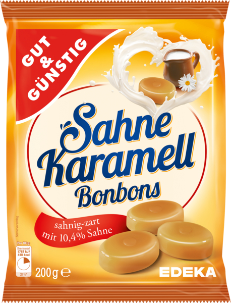 Sahne-Karamellbonbons, Februar 2018