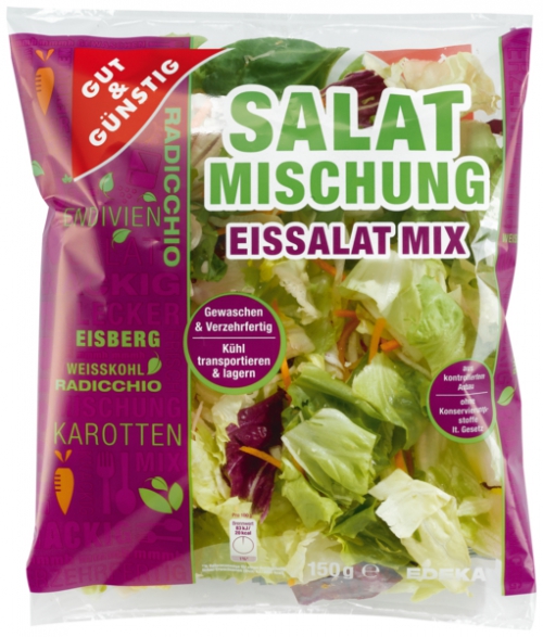 Salatmischung Eissalat-Mix, Februar 2018