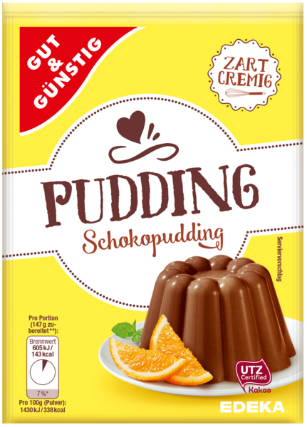 Puddingpulver Schoko, Februar 2018