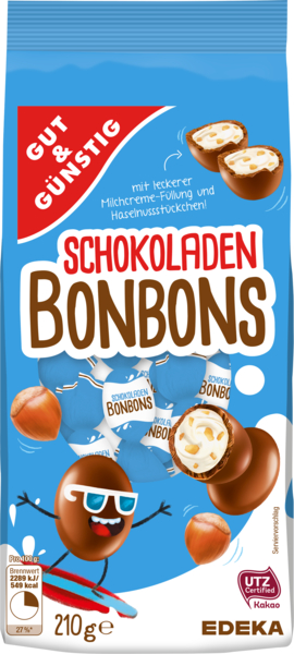 Schokoladenbonbons, Februar 2018
