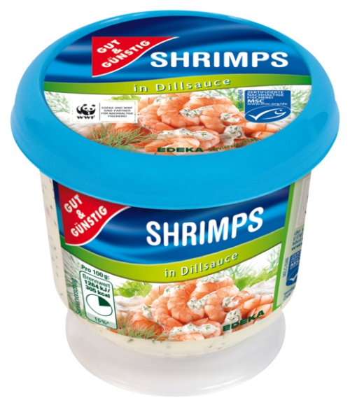 Shrimps in Dillsauce, Februar 2018