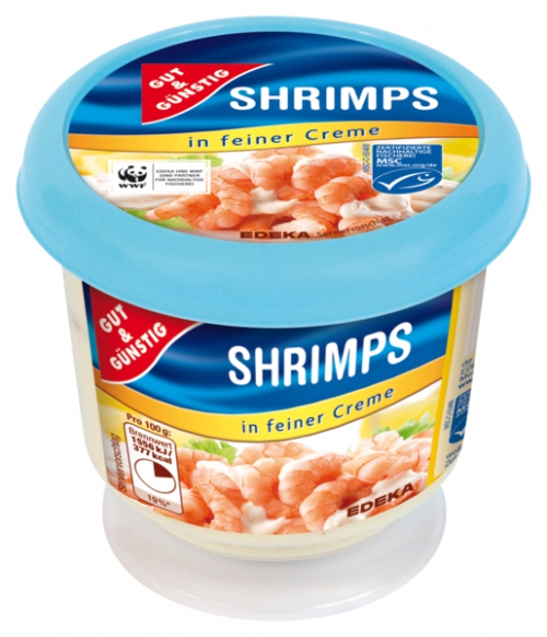 Shrimps in feiner Creme, Februar 2018