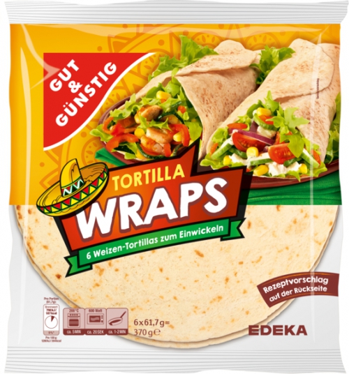 Tortilla Wraps, Februar 2018