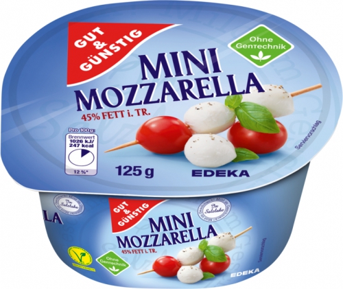 Mini-Mozzarella, Februar 2018