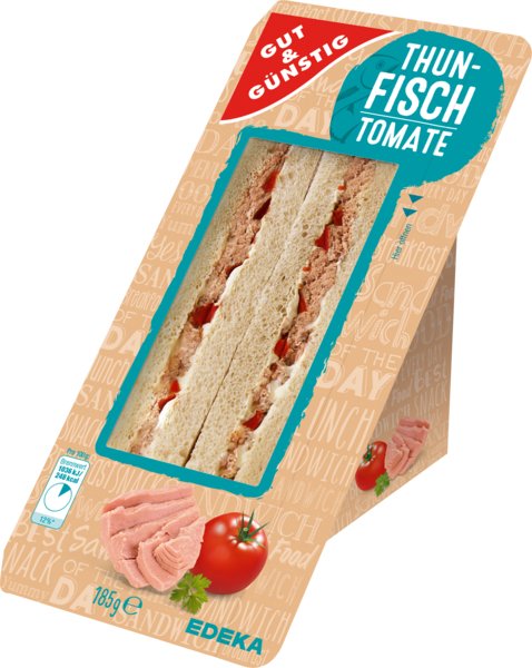 Sandwich Thunfisch-Tomate, Februar 2018