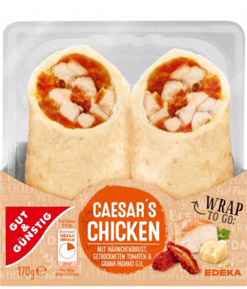 Wrap Caesar's Chicken, Februar 2018