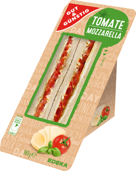 Sandwich Tomate-Mozzarella, Februar 2018