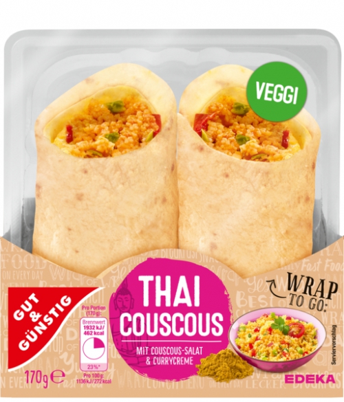 Wrap Thai Couscous, Februar 2018