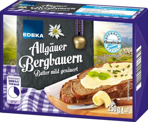 Allgäuer Bergbauern Butter, Februar 2018