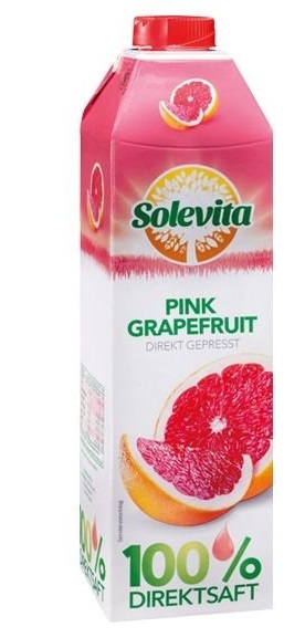 Pink-Grapefruit-Saft, Februar 2018