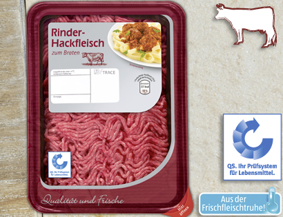 Rinder-Hackfleisch, Oktober 2013