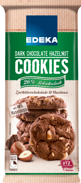 Cookies Dark Chocolate & Hazelnut , Mrz 2018