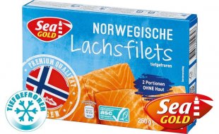 Norwegische Lachsfilets, Mai 2018