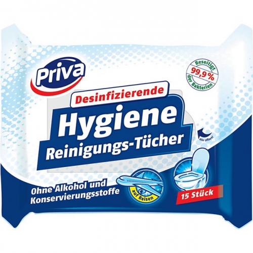 Hygiene-Reinigungstücher, Mai 2018