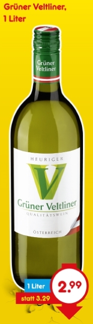 Weißwein Grüner Veltliner, Mai 2018