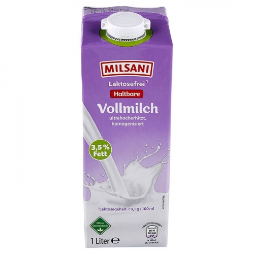 Laktosefreie H-Milch, 3,8% Fett, Februar 2023
