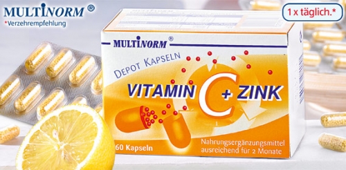 Vitamin C + Zink + Selen + Vitamin D3 Kapseln, Februar 2008