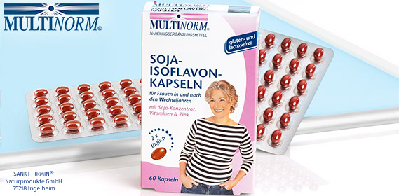 Soja Isoflavon Kapseln mit Vitamin B6, April 2012