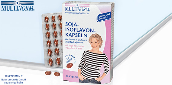 Soja Isoflavon Kapseln mit Vitamin B6, Oktober 2012