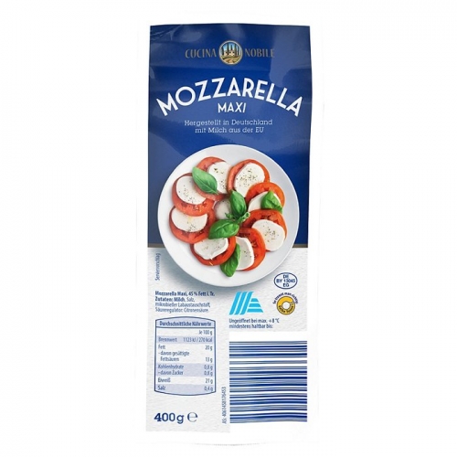 Mozzarella-Maxirolle, Februar 2023