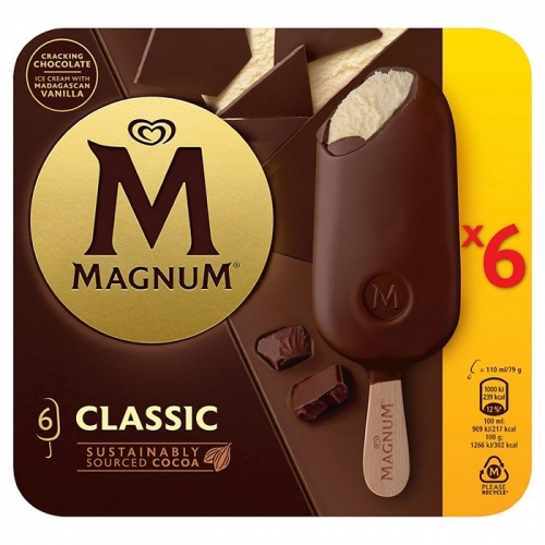 Magnum Classic, 6x 110 ml, Februar 2023