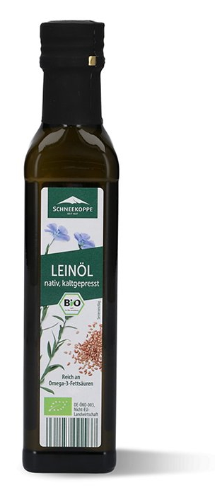 Bio-Leinöl, nativ, Mrz 2023