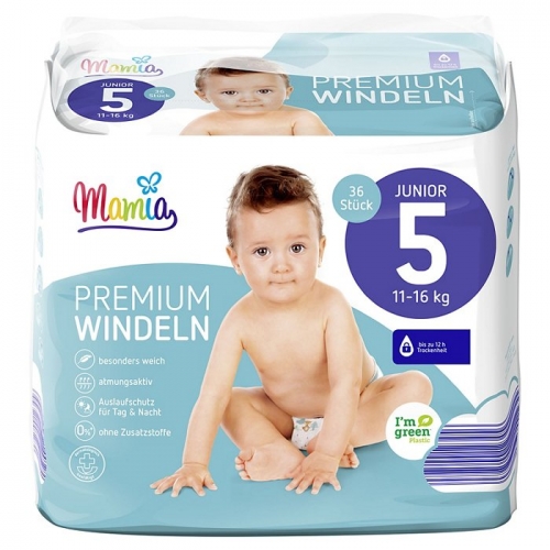 Premium-Windeln, Junior 5, M�rz 2023