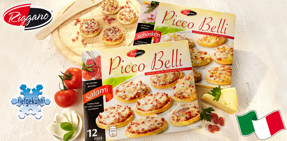 Picco Belli, Mini-Pizza, 12x 30g, Dezember 2011