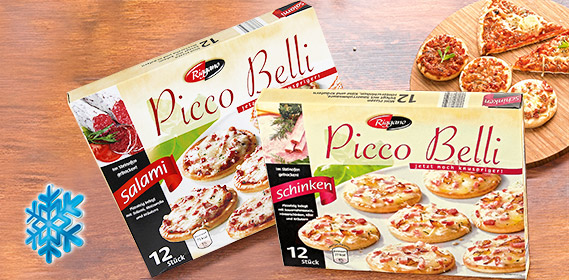 Picco Belli, Mini-Pizza, 12x 30g, Mai 2012