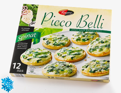 Picco Belli, Mini-Pizza, 12x 30g, Mai 2014