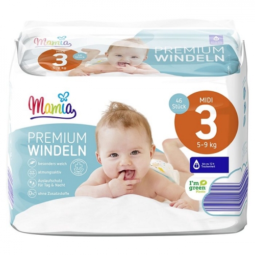 Premium-Windeln, Gr. 3, Mrz 2023