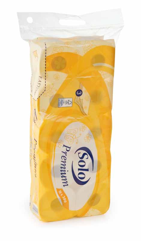 Toilettenpapier Premium, 3-lagig, 200 Blatt, Oktober 2012