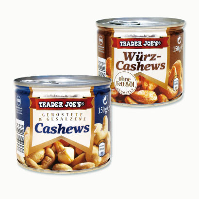 Cashews/Würz-Cashews, Oktober 2012