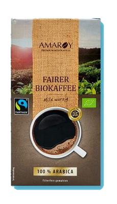 Mahlkaffee, Bio-Fairtrade, 2x 250g, April 2023