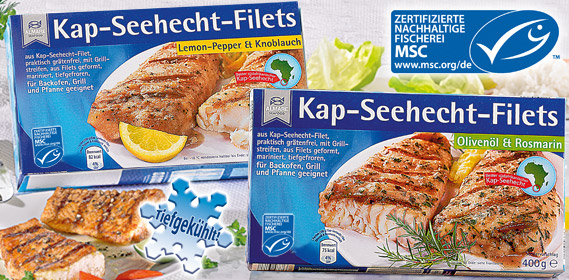Kap-Seehecht-Filets, Februar 2013