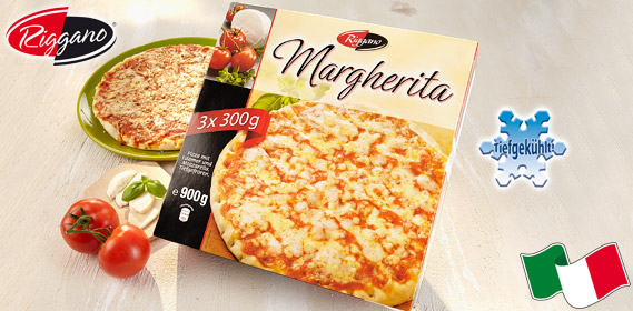 Pizza Margherita, 3x 300g, Mrz 2013