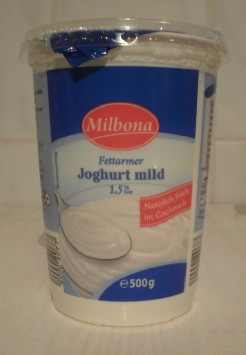 fettarmer Joghurt mild 1,5% Fett, November 2010