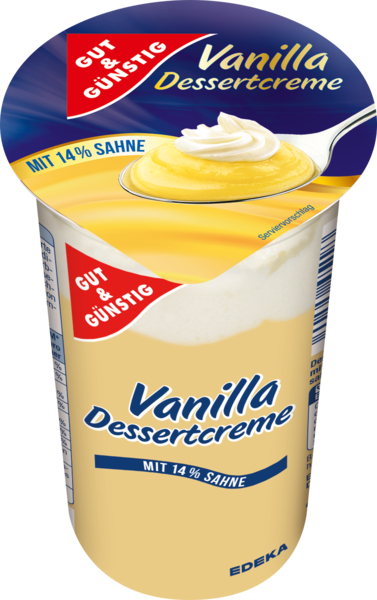Dessertcreme Vanilla, Januar 2018