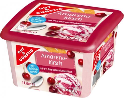 Premium Eiscreme Amarena-Kirsch, Januar 2018