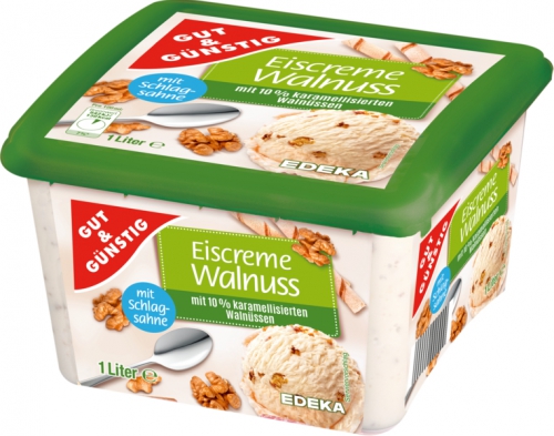 Premium Eiscreme Wallnuss, Januar 2018