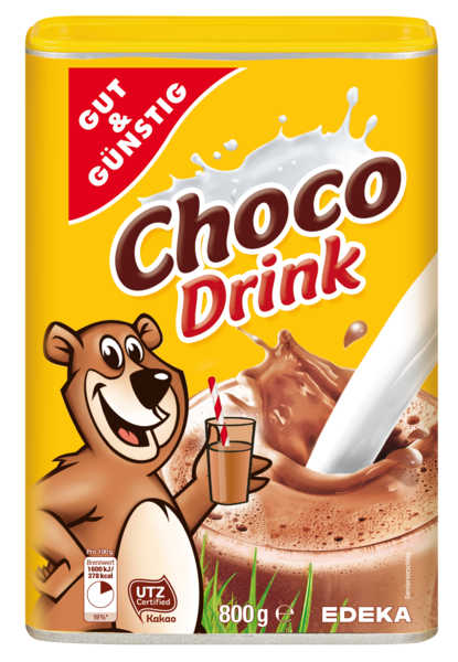 Choco Drink, Kakaopulver, Januar 2018
