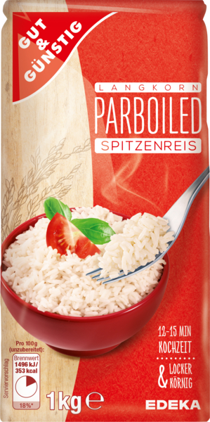 Parboiled Reis, Januar 2018